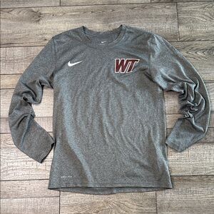 Nike West Texas A&M Heather Gray Long Sleeve Men's Tee